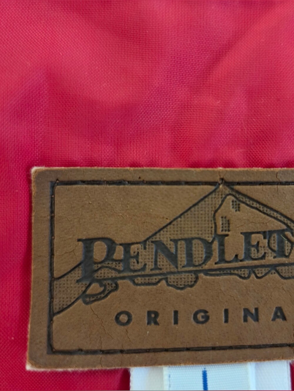 Pendleton Red Wool Button-Front Vest - Picture 3 of 4